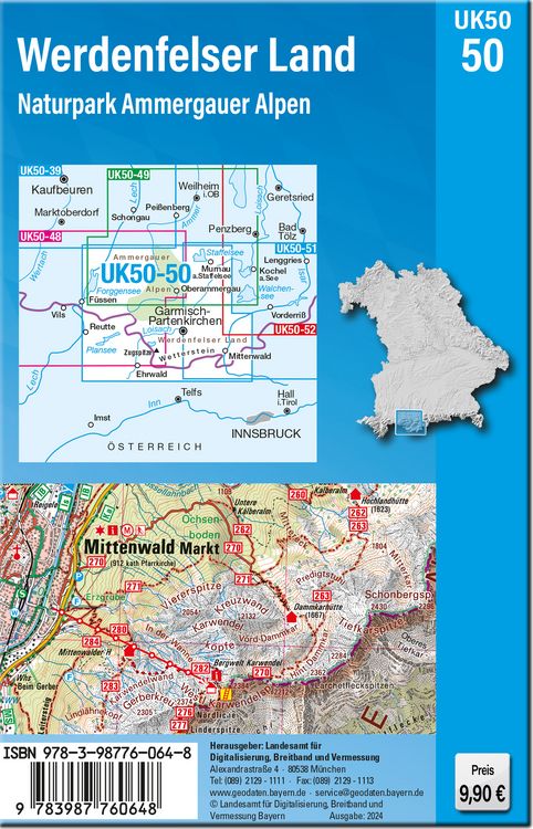 Produktbild: UK50-50 Werdenfelser Land