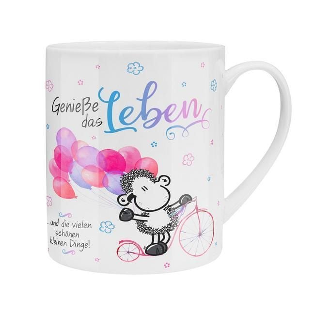 Produktbild: XL-Tasse mit Spruch "Genie&szlig;e das Leben"