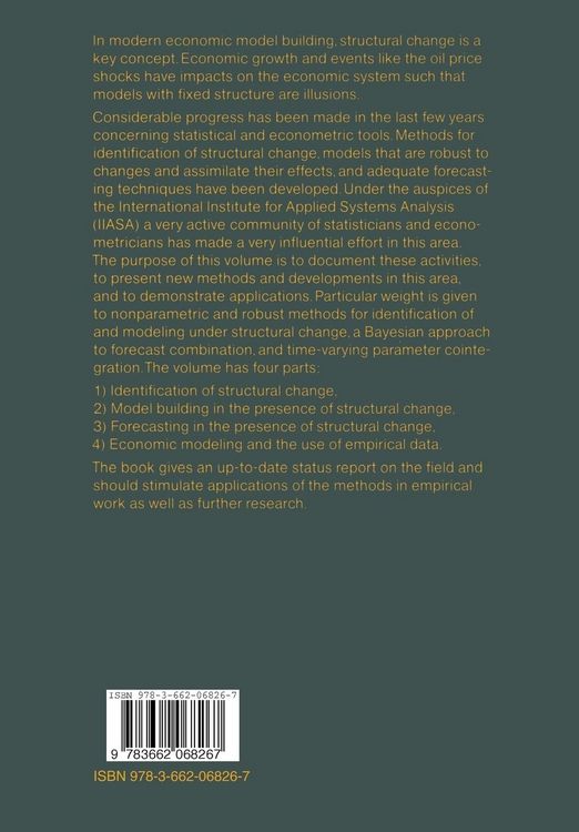 Produktbild: Economic Structural Change