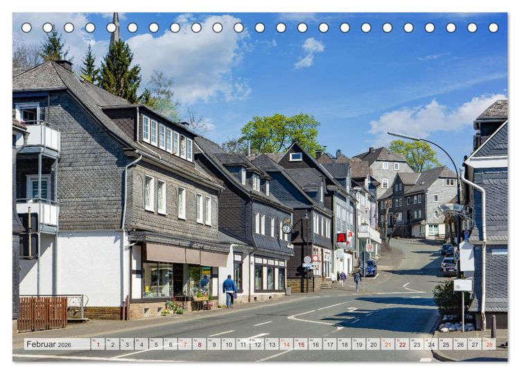 Produktbild: Bad Berleburg Impressionen (Tischkalender 2026 DIN A5 quer), CALVENDO Monatskalender