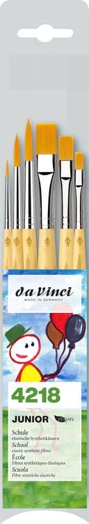 Produktbild: da Vinci Pinselset Junior Starter, Schule und Kindergarten, Pinsel 6er Set