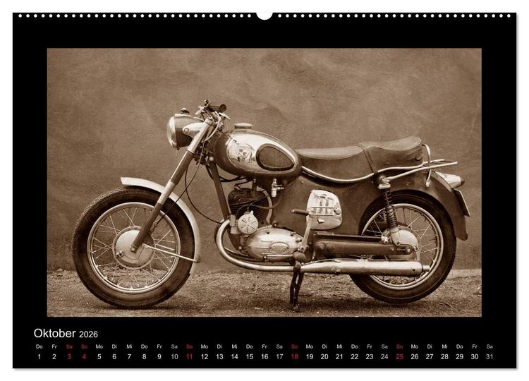 Produktbild: Motorrad Oldtimer aus &Ouml;sterreich (hochwertiger Premium Wandkalender 2026 DIN A2 quer), Kunstdruck in Hochglanz