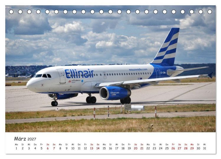 Produktbild: Besondere Flugzeugtypen (Tischkalender 2027 DIN A5 quer), CALVENDO Monatskalender