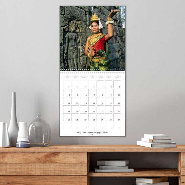 Produktbild: CAMBODIA Amazing Planet (Wall Calendar 2026 12 &times; 12 Inch) CALVENDO 12 Month Wall Calendar