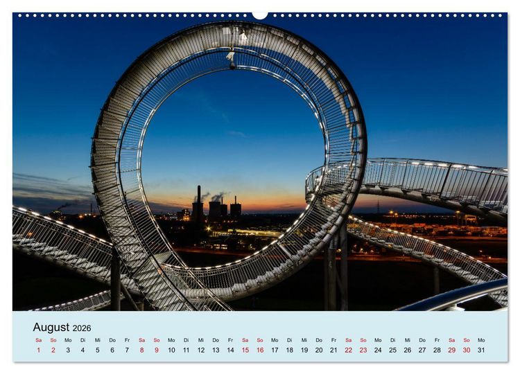 Produktbild: Ruhrnights (Wandkalender 2026 DIN A2 quer), CALVENDO Monatskalender