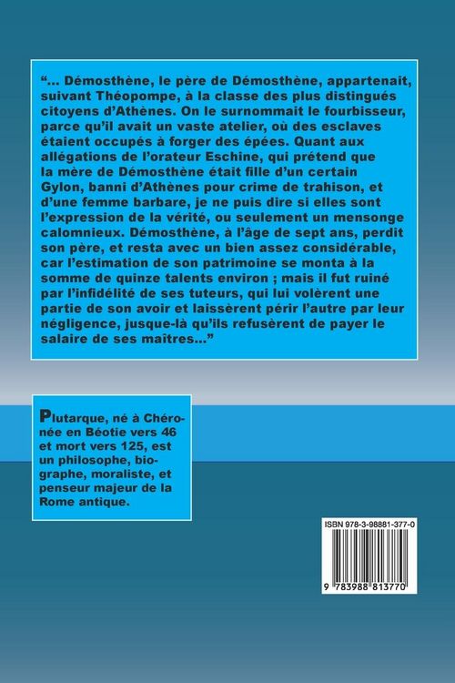 Produktbild: Vie de D&eacute;mosth&egrave;ne