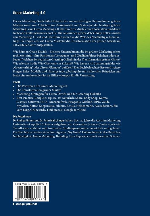 Produktbild: Green Marketing 4.0
