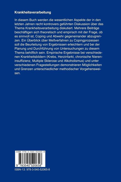 Produktbild: Krankheitsverarbeitung