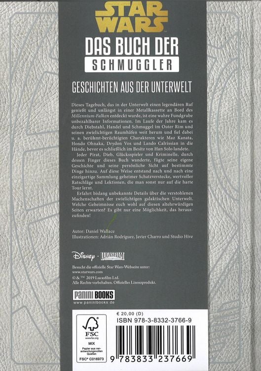 Produktbild: Star Wars: Das Buch der Schmuggler
