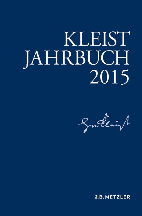 Produktbild: Kleist-Jahrbuch 2015