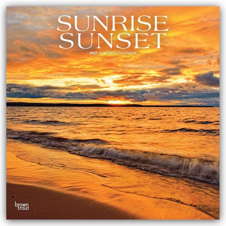 Produktbild: Sunrise Sunset &ndash; Sonnenaufg&auml;nge &ndash; Sonnenunterg&auml;nge 2027 &ndash; 16-Monatskalender