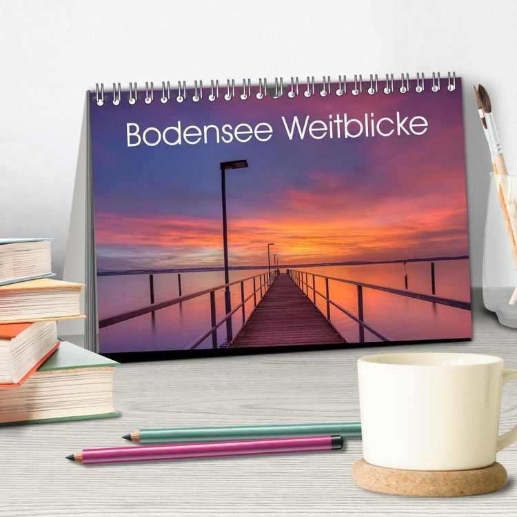 Produktbild: Bodensee Weitblicke (Tischkalender 2026 DIN A5 quer), CALVENDO Monatskalender
