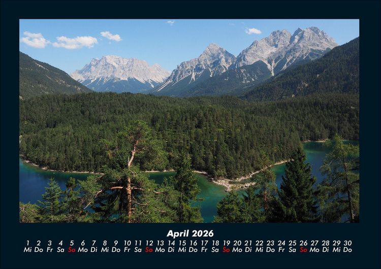 Produktbild: Bergige Welten 2026 Fotokalender DIN A4