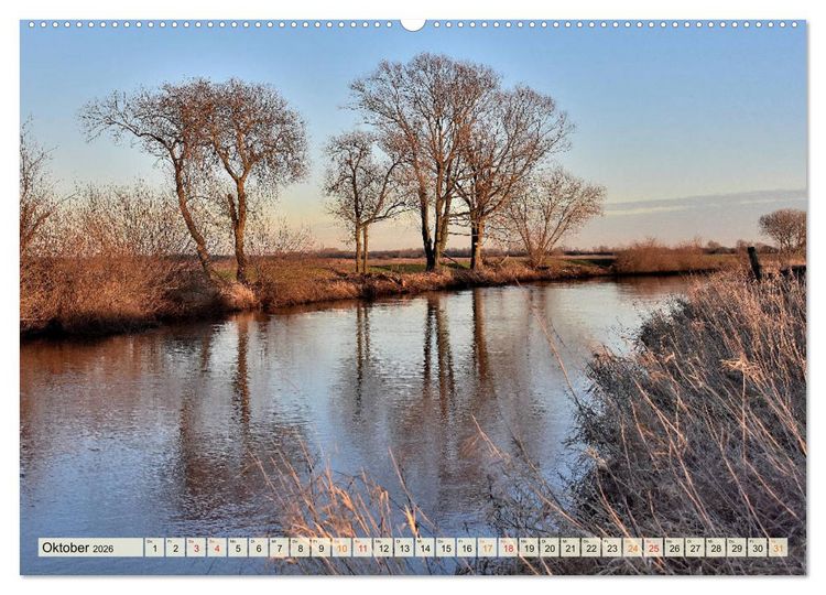 Produktbild: Landschaft an der W&uuml;mme (Wandkalender 2026 DIN A2 quer), CALVENDO Monatskalender