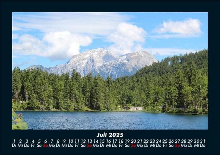 Produktbild: Die Seen der Erde 2025 Fotokalender DIN A5