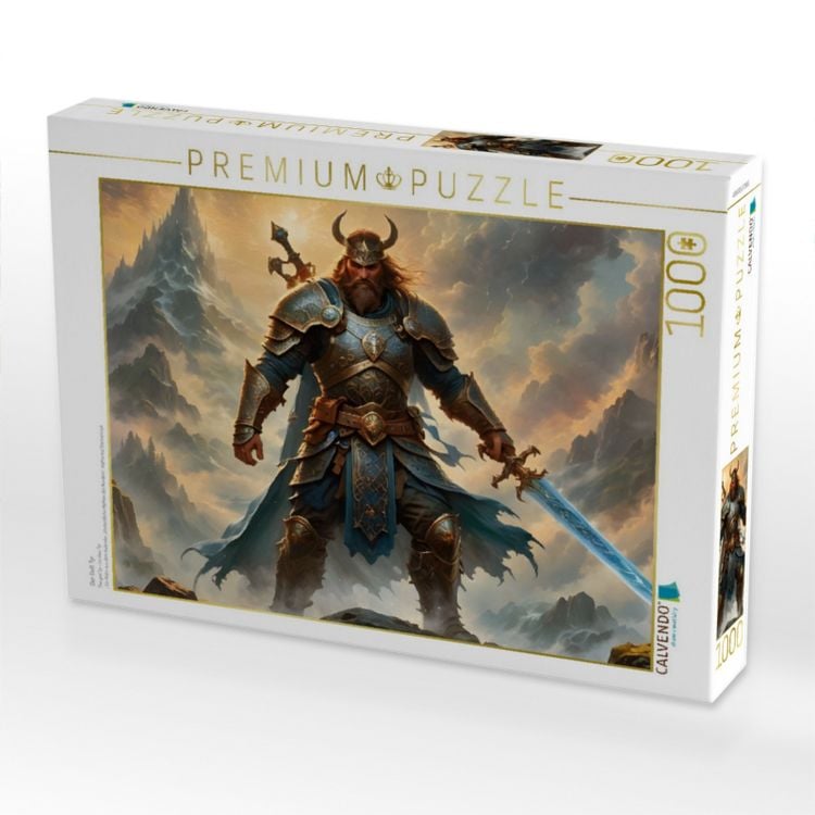 Produktbild: CALVENDO Puzzle Der Gott Tyr | 1000 Teile Lege-Gr&ouml;&szlig;e 64x48cm Foto-Puzzle f&uuml;r gl&uuml;ckliche Stunden