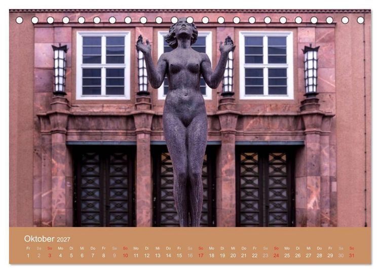 Produktbild: Leipzig - Vom Jugendstil zum Art Deco (Tischkalender 2027 DIN A5 quer), CALVENDO Monatskalender