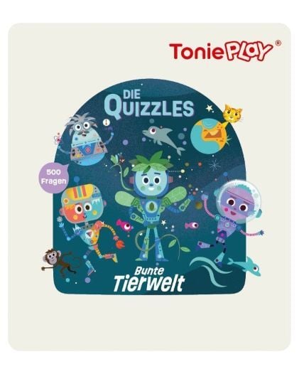 Produktbild: Tonies - Die Quizzles: Bunte Tierwelt (Tonieplay Game S)