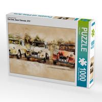 Produktbild: CALVENDO Puzzle Die Ente, Deux Chevaux, 2CV 1000 Teile Lege-Gr&ouml;&szlig;e 64 x 48 cm Foto-Puzzle Bild von Peter Roder