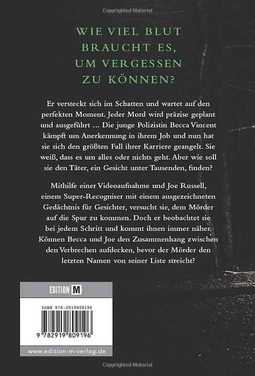 Produktbild: Ich vergesse nie