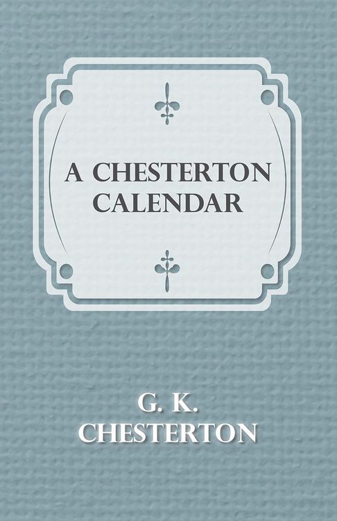 Produktbild: A Chesterton Calendar