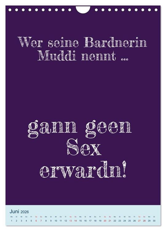 Produktbild: Ningeln&auml;sorum! Mundart und Dialekt Kalender Sachsen (Wandkalender 2026 DIN A4 hoch), CALVENDO Monatskalender