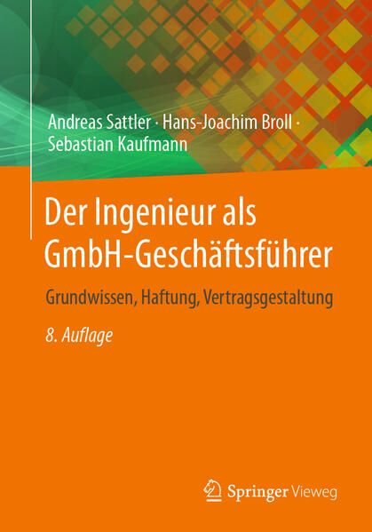 Produktbild: Der Ingenieur als GmbH-Gesch&auml;ftsf&uuml;hrer