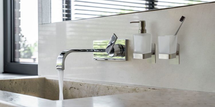 Produktbild: Turbo-Loc&reg; Zahnputzbecher Mod. Genova Matt, Abnehmbarer Becher aus satiniertem Glas