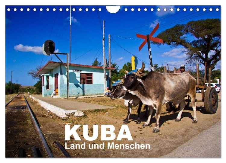 Produktbild: KUBA - Land und Menschen (Wandkalender 2026 DIN A4 quer), CALVENDO Monatskalender