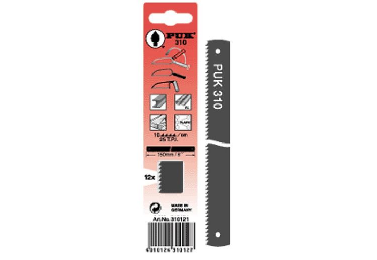 Produktbild: Universal Metall S&auml;geblatter f&uuml;r Hands&auml;ge, 12er Pack