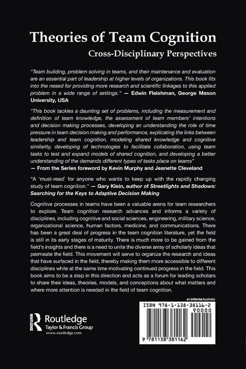 Produktbild: Theories of Team Cognition