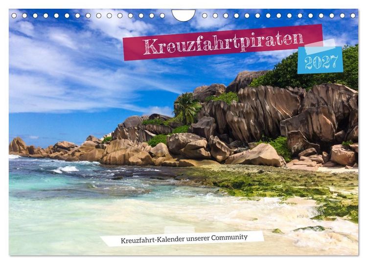 Produktbild: Kreuzfahrtpiraten (Wandkalender 2027 DIN A4 quer), CALVENDO Monatskalender