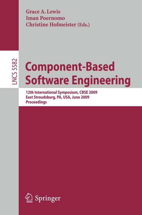 Produktbild: Component-Based Software Engineering
