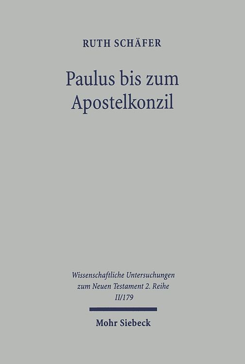Bild vom Artikel Paulus bis zum Apostelkonzil vom Autor Ruth Schäfer