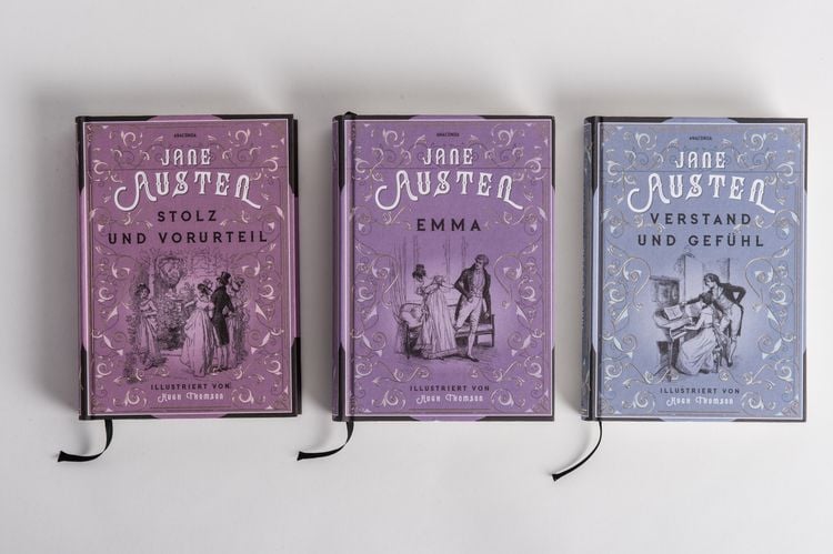 Produktbild: Jane Austen, Stolz und Vorurteil. Illustrierte Schmuckausgabe mit Goldpr&auml;gung