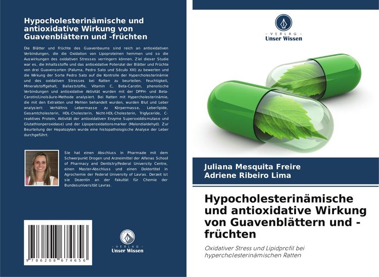 Produktbild: Hypocholesterin&auml;mische und antioxidative Wirkung von Guavenbl&auml;ttern und -fr&uuml;chten