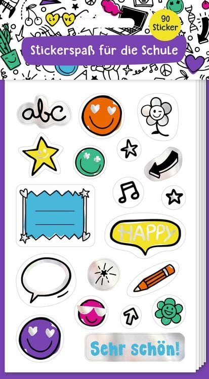 Produktbild: Sticker &ndash; Stickerspa&szlig; f&uuml;r die Schule