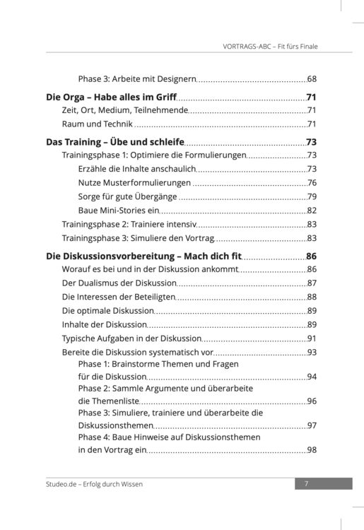 Produktbild: Vortrags-ABC &ndash; Fit f&uuml;rs Finale