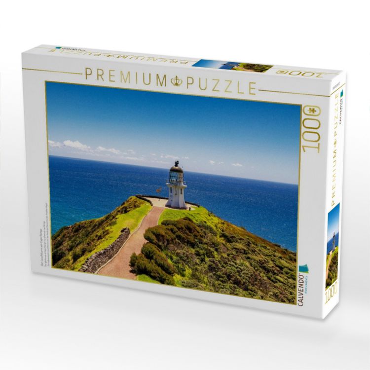 Produktbild: CALVENDO Puzzle Der Leuchtturm am Cape Reinga | 1000 Teile Lege-Gr&ouml;&szlig;e 64x48cm Foto-Puzzle f&uuml;r gl&uuml;ckliche Stunden