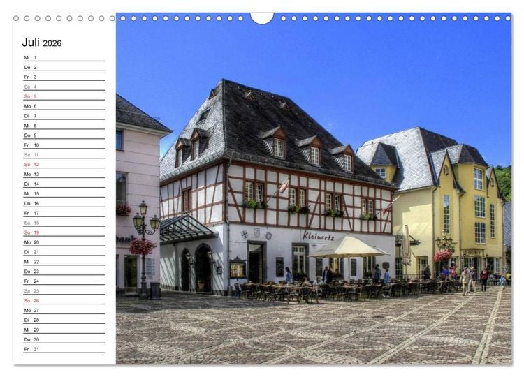Produktbild: Die sch&ouml;nsten Orte der Eifel - Ahrweiler (Wandkalender 2026 DIN A3 quer), CALVENDO Monatskalender