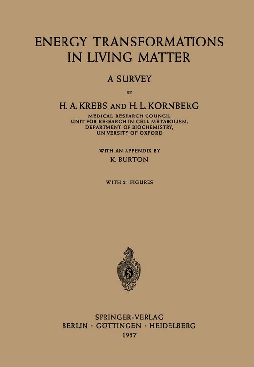 Produktbild: Energy Transformations in Living Matter
