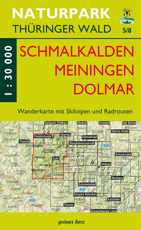 Produktbild: Wanderkarte Schmalkalden, Meinigen, Dolmar