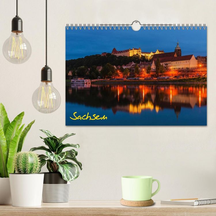 Produktbild: Sachsen (Wandkalender 2026 DIN A4 quer), CALVENDO Monatskalender