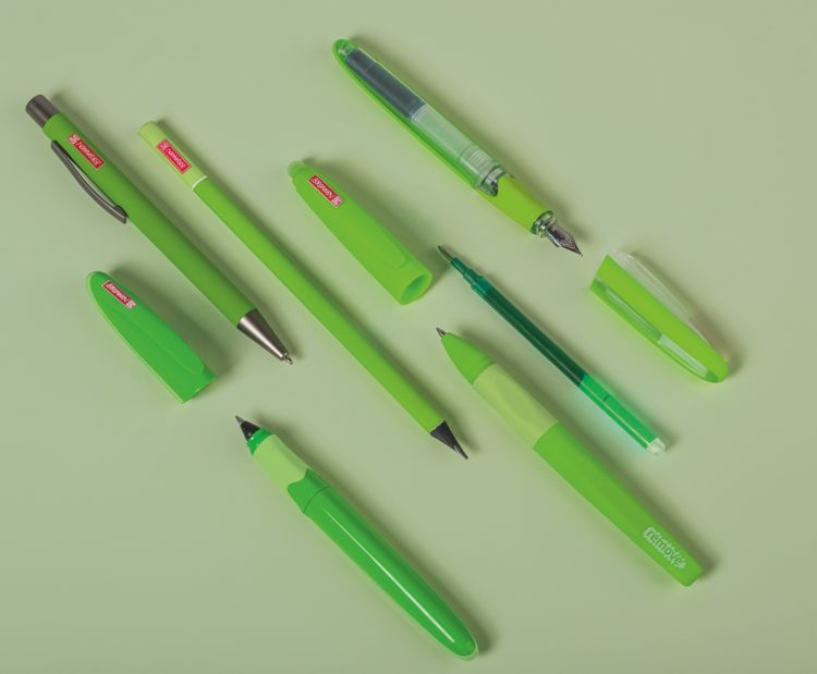 Produktbild: Brunnen Ersatzmine &bdquo;REMOVE&ldquo; Colour Code radierbar &brvbar; breit, 0,7 mm, kiwi