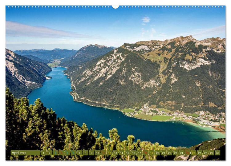 Produktbild: Und ewig lockt der Achensee - Tirol (hochwertiger Premium Wandkalender 2026 DIN A2 quer), Kunstdruck in Hochglanz