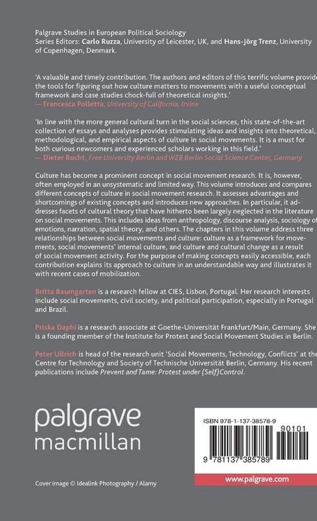 Produktbild: Conceptualizing Culture in Social Movement Research