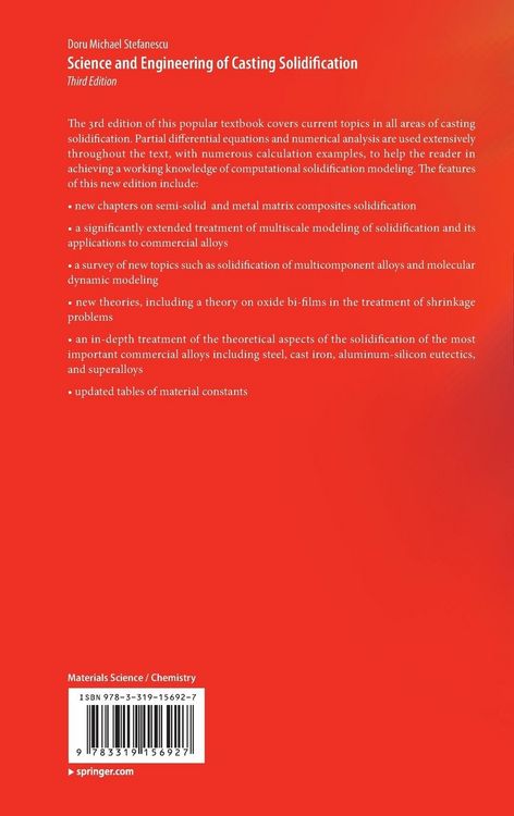 Produktbild: Science and Engineering of Casting Solidification