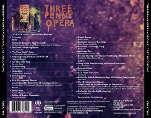 Produktbild: Threepenny Opera (Original Cast Recording)