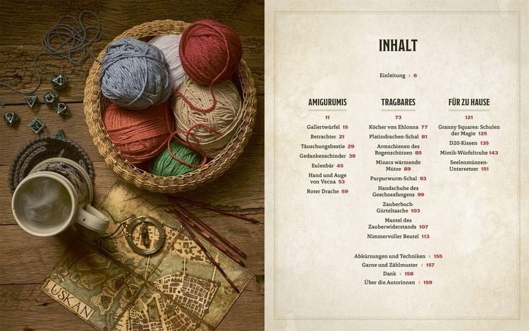 Produktbild: Das offizielle Dungeons & Dragons H&auml;kelbuch