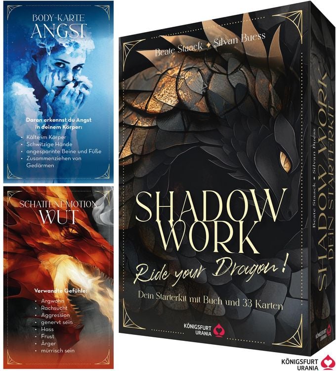 Produktbild: Shadow Work - Ride your Dragon! Dein Starterkit mit Buch und 33 Karten